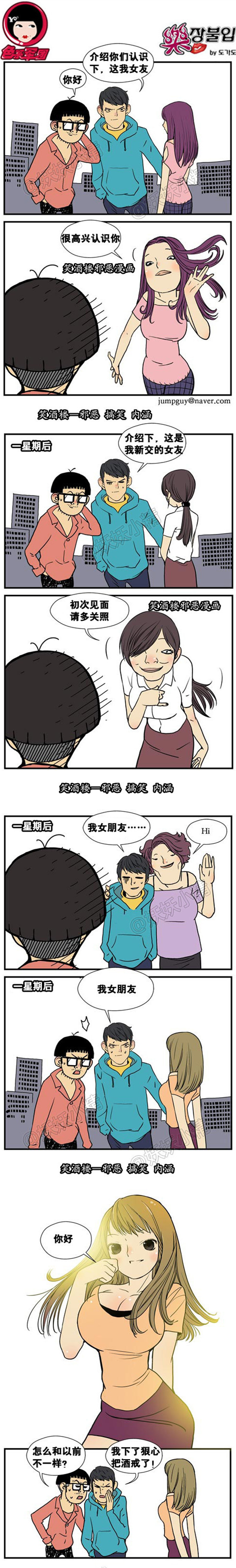 污漫画|一周一女友的真相