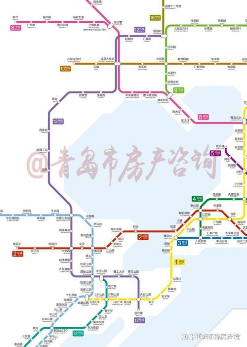 青岛地铁2030年规划图_青岛地铁2035远景规划