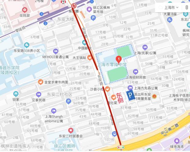 上海东安路拆迁路段_上海市东安路