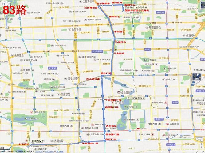 北京公交线路交通全图