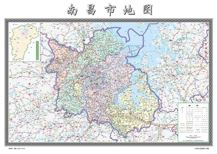 南昌市各区地图_江西省地图