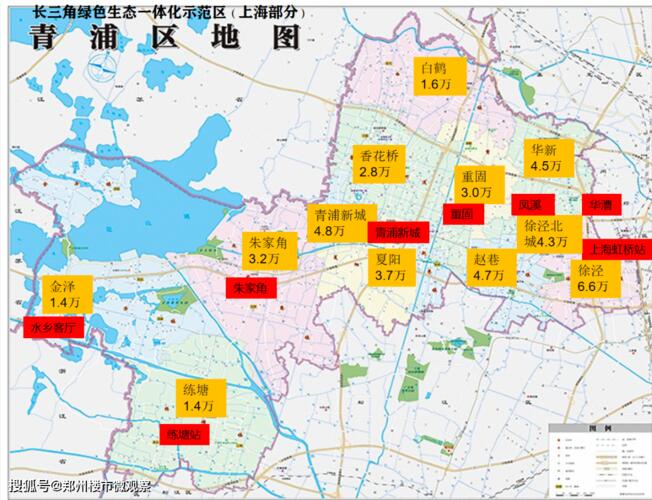 上海市青浦区地图