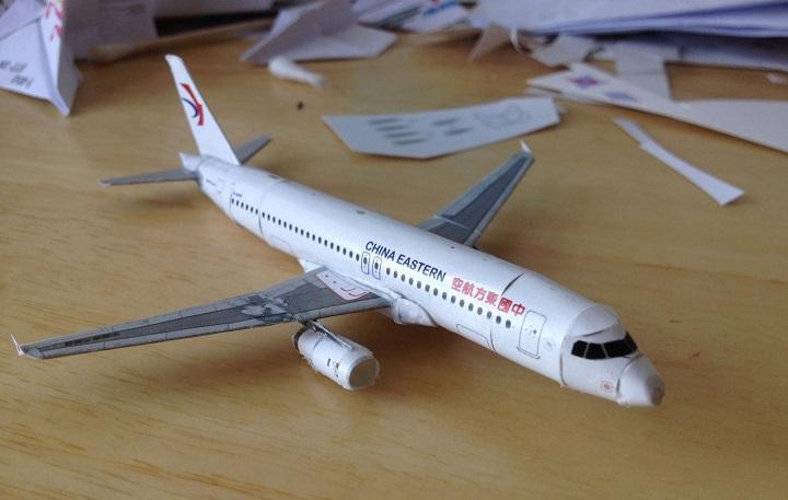 飞机模型图纸设计图_A320客机纸模图纸大放送