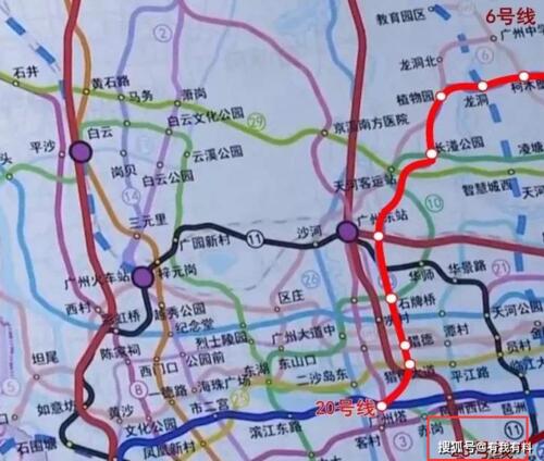 广州地铁23号线高清规划图_rfid生产制造应用