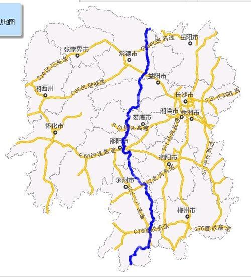 湖南省道312起点和终点_湖南312省道全程线路图