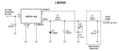 lm2576中文资料_LM2576芯片引脚图及功能