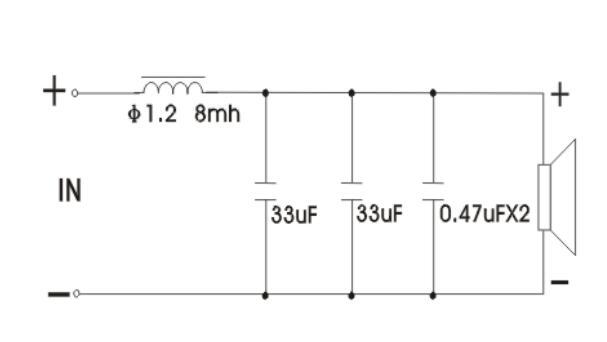 双低音三分频器电路图_顶级音箱分频器电路图