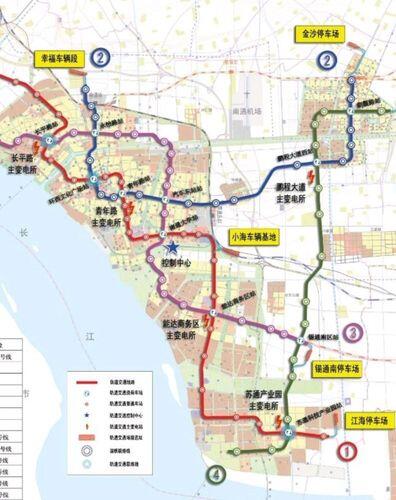 南通地铁3号线规划高清图_南通2035规划轨道交通图