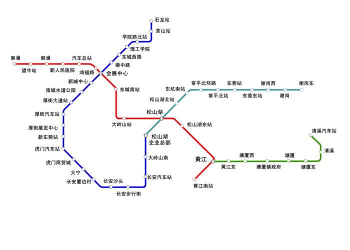 广州东莞轻轨路线图_东莞轻轨路线查询