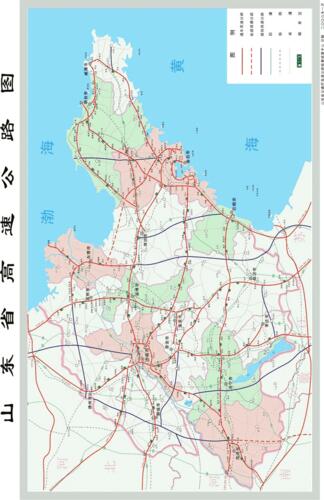 山东高速图高清版大图_山东省高速公路网图