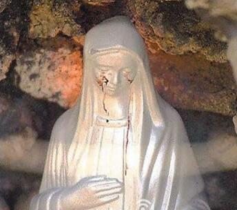 未解之谜圣母玛利亚雕像为何流出血泪