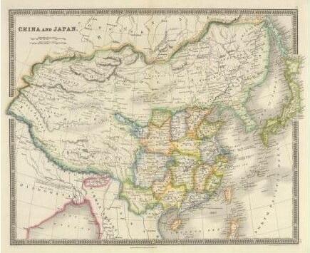 1735年中国地图曝光 完美再现古中国遗风震惊网友