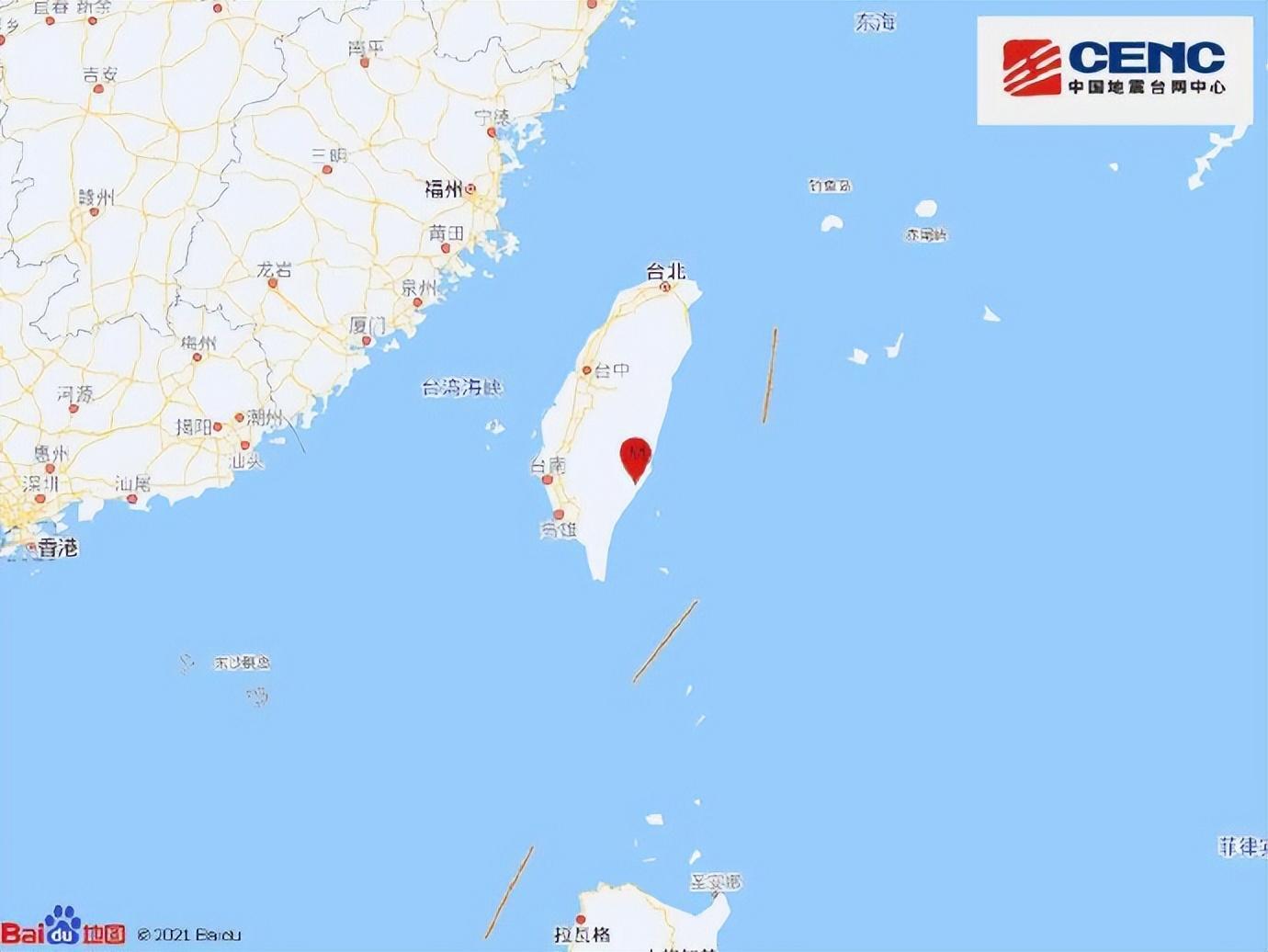 台湾台东县6.5级地震 福建震感强烈,台湾发生6.2级左右地震 福州有震感