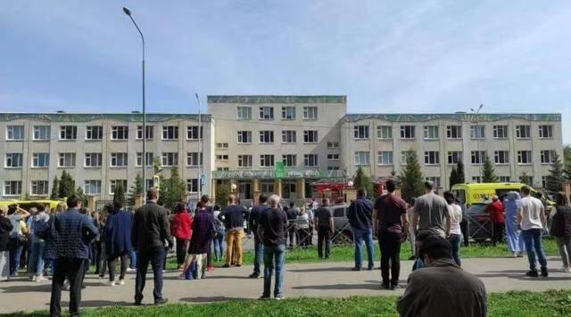 俄一学校发生枪击案 造成人员伤亡,俄一学校枪击案11死