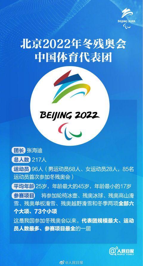 北京冬残奥会时间_2022北京冬残奥会赛程表_北京残奥会赛程安排
