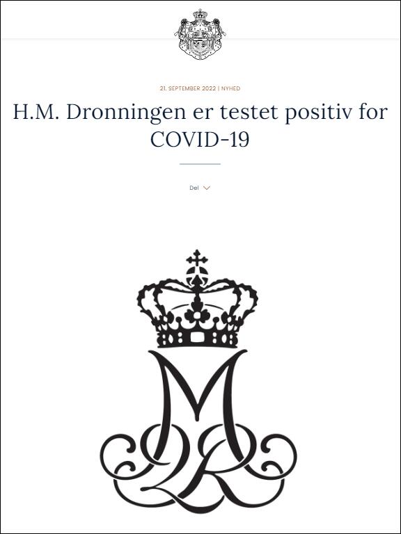丹麦女王新冠检测结果再次呈阳性,法国总统新冠检测呈阳性