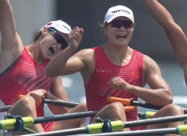 第10金!中国组合摘女子赛艇金牌 中国重返奥运会金牌榜第一位