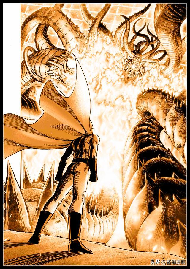 《一拳超人》漫画150话：琦玉老师用普通的一拳，秒掉怪人王大蛇