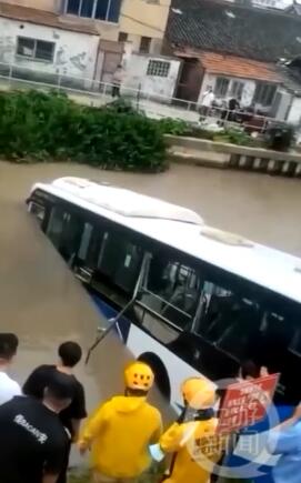 上海坠河公交司机昏迷前让乘客下车 上海浦东警方通报公交车坠河