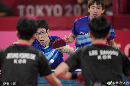 乒乓球男团韩国vs日本 日本队获得乒乓球男团铜牌