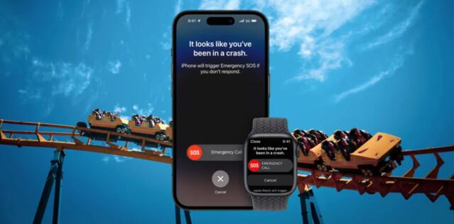 iPhone14车祸检测坐过山车会报警,iPhone14车祸检测原理