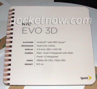 HTC首款双核3D旗舰EVO 3D强势发布