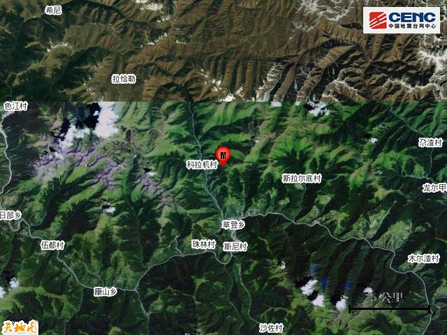 四川阿坝5.8级地震 四川阿坝州20分钟内连发4次地震