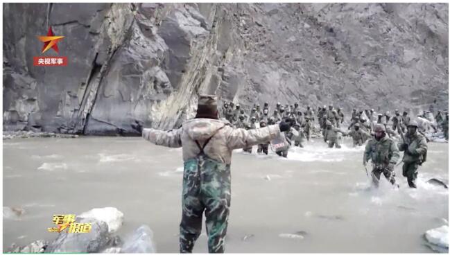 中印加勒万河谷冲突现场视频完整 5名戍边英雄的战地誓言