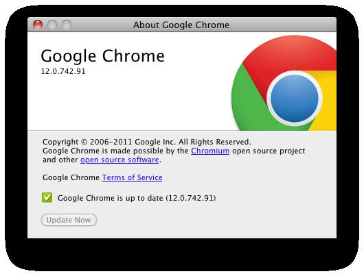 Chrome Stable全平台升级到12.0.742.91