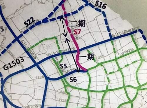 上海市S7沪崇高速公路二期继续建设 上海高速公路地图