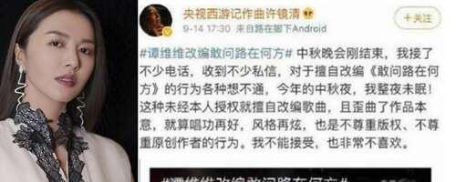 谭维维道歉是什么原因