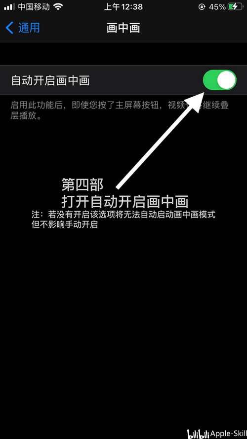 iOS新增画中画功能怎么使用