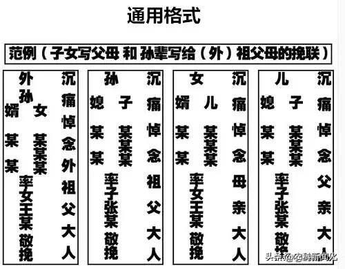 花圈挽联的写法 挽联格式