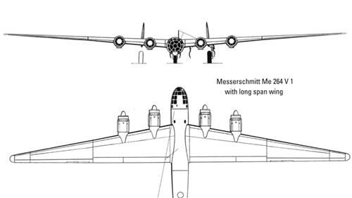 汉斯版 B29 德国战略轰炸机ME264