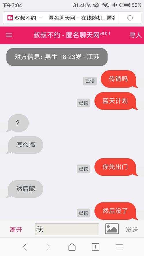 一个能和陌生人聊天的网站叔叔不约