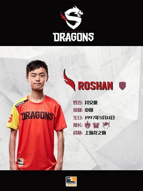 龙档案丨上海龙之队队员Roshan