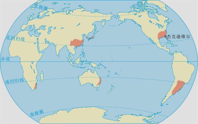 地理 世界各种气候类型分布图 高清版 汇总 以及解答分析哦