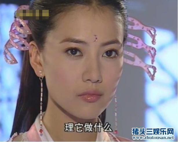 她是《倚天屠龙记》赵敏，刘德华赞她是170以下最美宅男女神