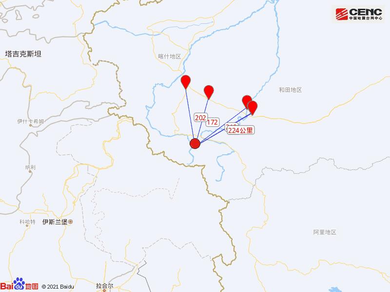 新疆和田地区发生5.0级地震 暂未发现人员伤亡