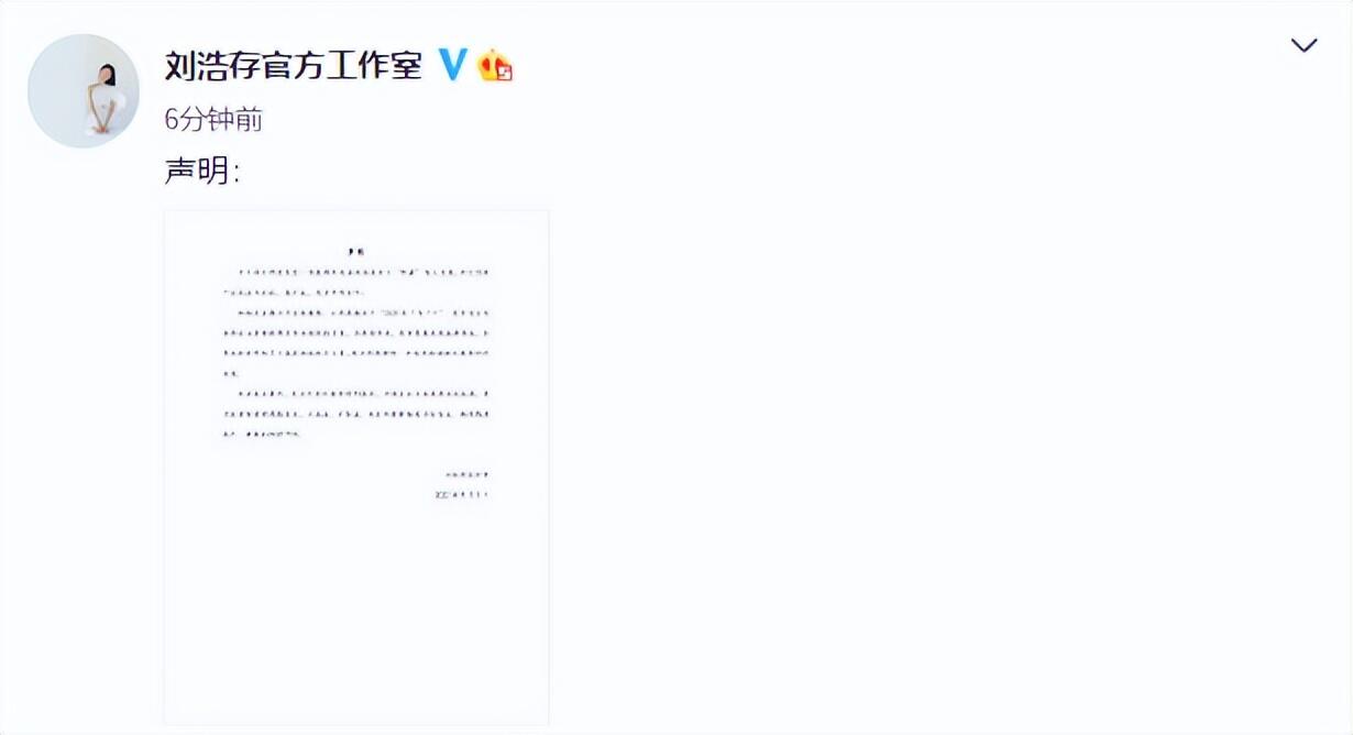 刘浩存抄袭是什么回事 工作室发声明回应